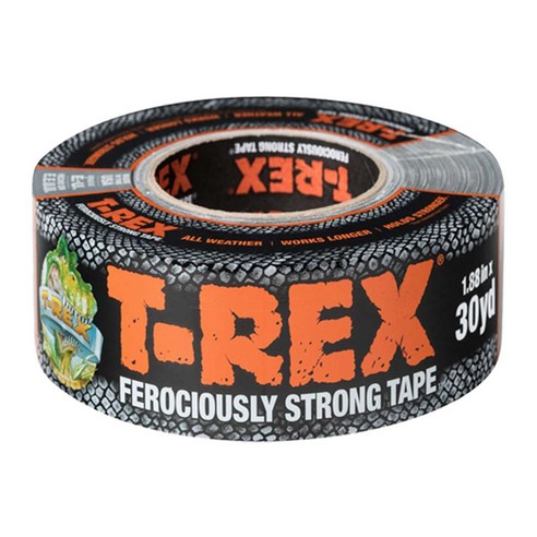 티렉스 T-Rex 덕테이프 초강력 접착 덕트테이프, 폭: 48mm 길이: 27m(30yd), 1개