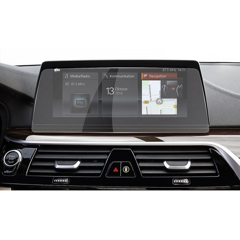 RUIYA BMW 6시리즈 G32 2018-2020 네비게이션 강화유리 액정보호필름, 10.25in-323*106mm