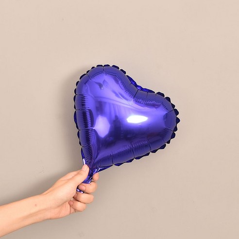 파티복닷컴 모양풍선 10개입, 34.하트 퍼플 25.4cm