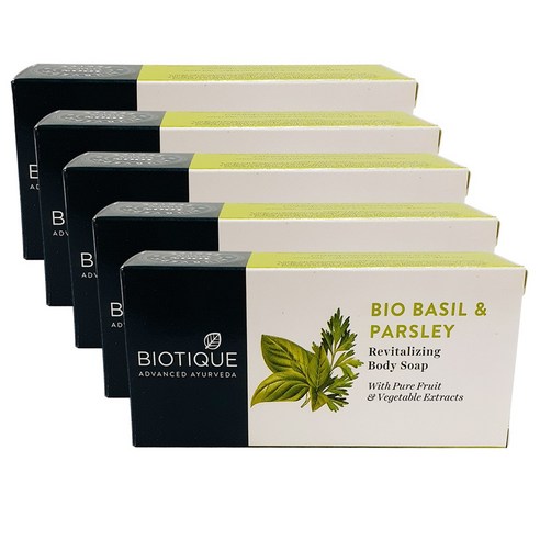 피부를 부드럽게 감싸는 바이오티크 바질&파슬리 비누