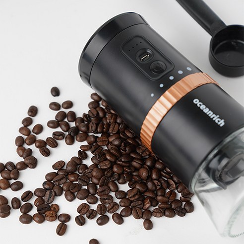 오션리치 전동 커피 원두 그라인더: 커피 애호가를 위한 완벽한 그라인더