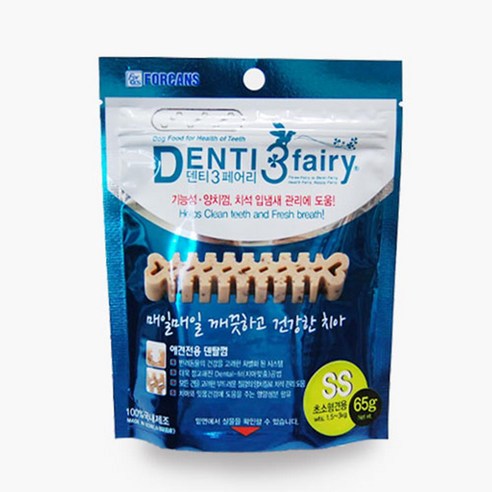 포켄스 덴티 페어리로 댕댕이의 빛나는 치아와 상쾌한 숨결을!
