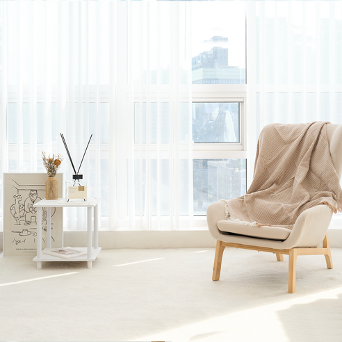 공간에 깊이를 더하는 예술, 이사벨라 볼륨 기억형상 거실 커튼 이사벨라볼륨커튼