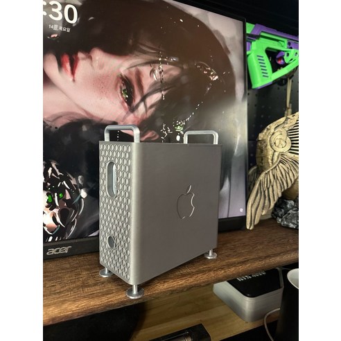 맥 미니 m4 케이스 스탠드 mac mini 홈 오피스, 그레이 v2.3 컬럼 모델