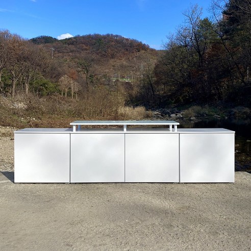 세련된 디자인, 넉넉한 수납, 안전성, 합리적인 가격: 메이크가구 2400 높은 거실장 세트로 당신의 거실을 완성하세요!