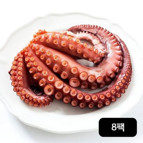 [쇼핑엔티] 자연산 통 손질문어 150g x 8팩 (총 1.2kg), 8개