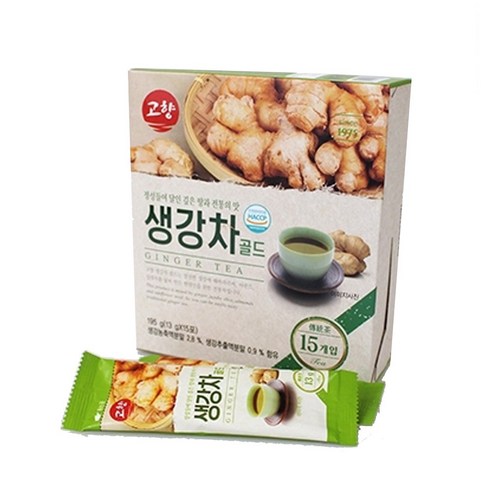 고향 생강차 골드 15T, 195g, 2개