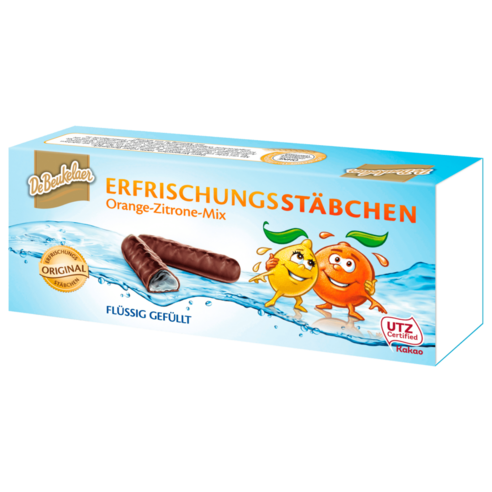 상쾌한 맛! 드보이켈러 De Beukelaer 오렌지 레몬 초콜릿 바 75g