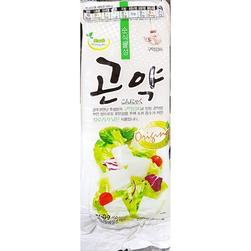 순식물성곤약묵500g, 500g, 1개