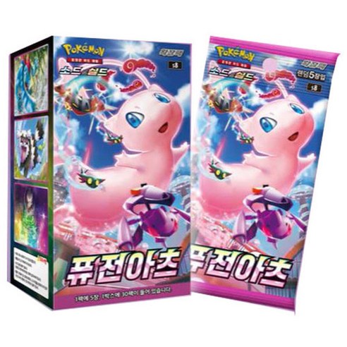 바로받는 포켓몬카드 퓨전아츠 1박스 30팩입, 1개