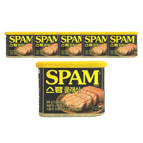 CJ 스팸클래식300g, 300g, 6개