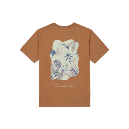 스노우피크 SNOWPEAK S23MMBTS95 보타니컬 반팔 티셔츠 Brown 매장정품