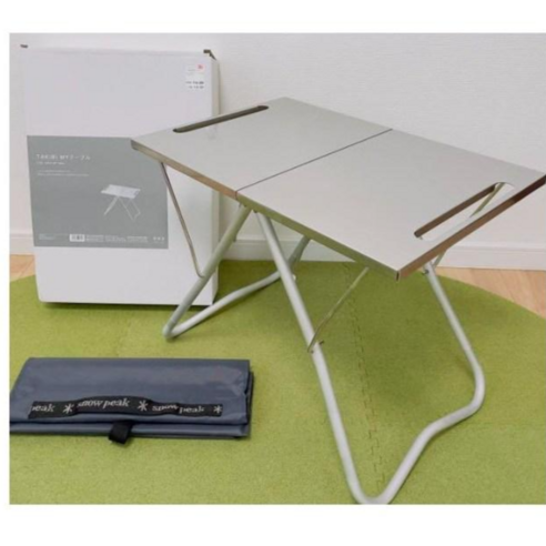 견고함과 편리함으로 캠핑 경험을 업그레이드하는 스노우피크 스마테 스텐마이테이블 LV-039-tr