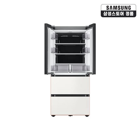 2023 삼성 비스포크 김치플러스 4도어 키친핏 420L RQ42C99T2APG, 글램화이트(+2만원), 새틴화이트(+2만원), 새틴화이트(+2만원)