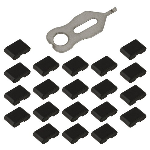 FORT LEE USB TYPE-C 타입C 포트락 잠금장치 키1잠금알20, 1개