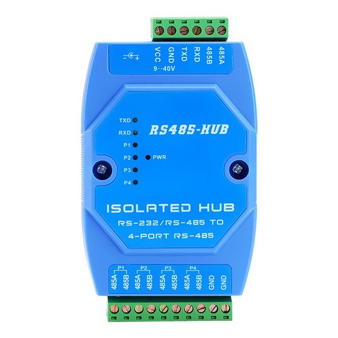 485 리피터 산업용 광전 절연 허브 4 채널 RS485 컬렉터 디스트리뷰터 분배기 1 in 4 out, 01 Model 1_01 Power 1dBm