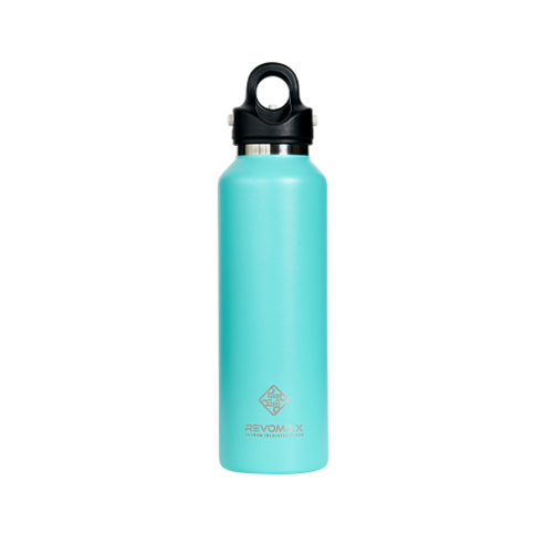 레보맥스v2 원터치 텀블러 대용량 보온보냉 REVOMAX 보온병, 20oz(600ml) 티파니그린