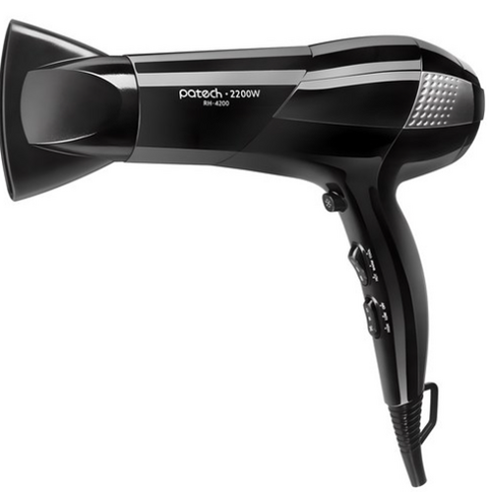 파테크 싸이클론 전문가용 헤어 드라이기 RH-4200 2200W, 0                      RH 4200, 0                           블랙