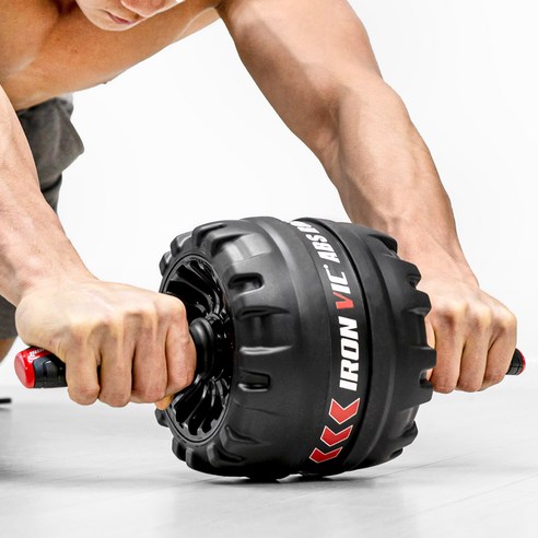 효율적인 복근 운동을 위한 아이언빅 무소음 AB슬라이드