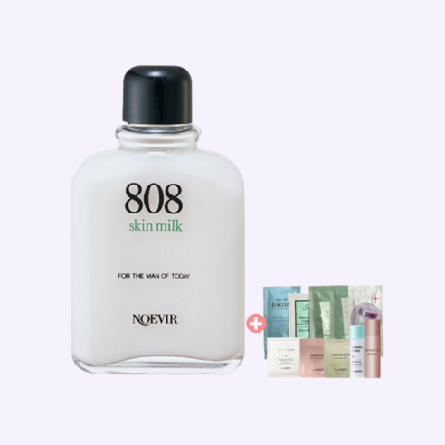 노에비아 남성 808 스킨밀크 100ml +랜덤미니 에멀전 로션 올인원