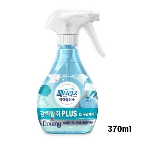 페브리즈 섬유탈취제 강력탈취 플러스 용기형 본품, 370ml, 2개 
탈취/방향/살충