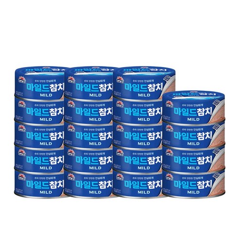 <올따옴> 사조 마일드 참치 200g 19입, 1개