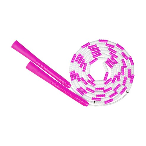 YSSHOP 운동 휘트니스를 건너 뛰는 조정 가능한 점프 밧줄, 레드 화이트, 고무 PVC