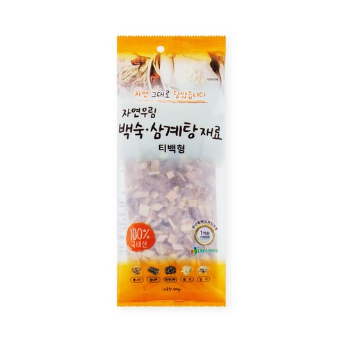 자연우림 백숙 삼계탕재료 티백형, 5개, 100g