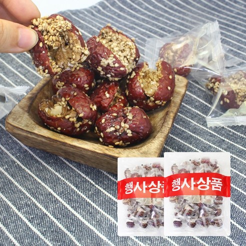 좋은세상 호두품은 대추 1kg(500g+500g) 대추 호두말이, 단품, 500g