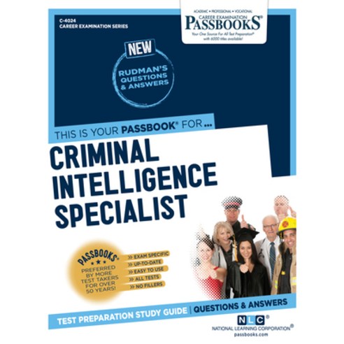 Criminal Intelligence Specialist Volume 4024 Paperback, Passbooks, English, 9781731840240
