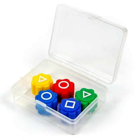 추억을 되살리는 시간 여행, 실리콘 공기놀이 세트 오징어게임공기