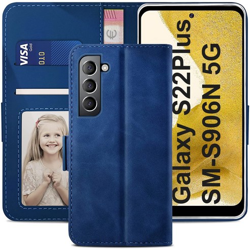 삼성 갤럭시 S22 플러스 울트라 5G 지갑형 카드수납 다이어리 휴대폰리 케이스 S22 plus ultra Leather wallet case 적용+지문인식 보호필름 증정 풀세트