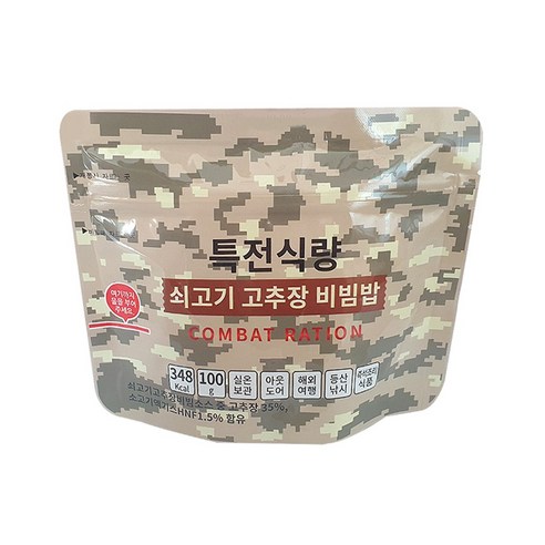 특전식량 쇠고기고추장비빔밥 100g, 10개