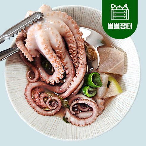 낙지 연포탕 600g 통낙지 조개 밀키트 쿠킹박스