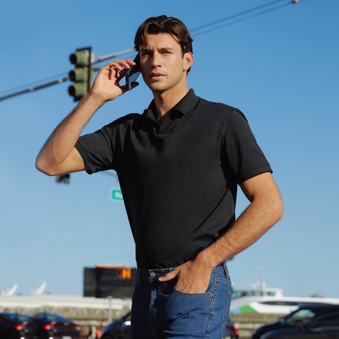 "꾸안꾸" 스타일, 이제 고민 끝! 안다르 에어리핏 오픈 카라 숏슬리브 솔직 후기 안다르에어리핏