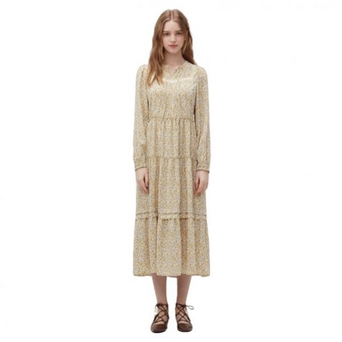 써스데이아일랜드 패턴 믹스 롱 원피스_T232MOP138W Best Top5