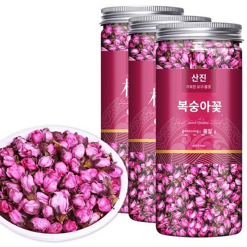 맛있는차 도화차 복숭아꽃차 산진, [1캔] 복숭아꽃, 1개, 1개입, 40g