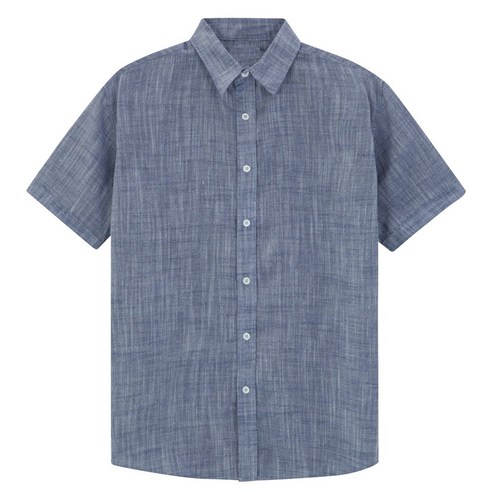 시원함과 스타일의 완벽한 조화, 엘엑스티 시원한 남자 반팔 린넨 셔츠