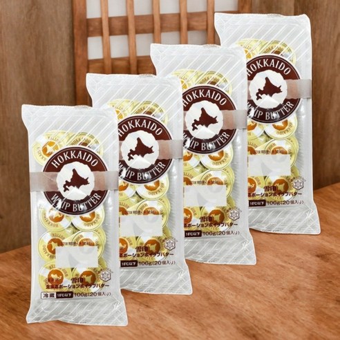 아침 식탁을 바꾸는 마법, 훗카이도 포션 버터로 풍미를 더하세요! 홋카이도휩버터