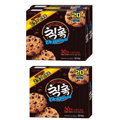 롯데 칙촉 오리지널, 168g, 3개