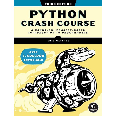 Python Crash Course 3rd Edition: A Hands-On Project-Based Introduction to Programming 123351