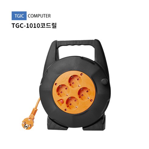  야외 캠핑용품 추천 캠핑전문관 티지아이씨 컴퓨터 코드 릴선 TGC-1010, 10m, 1개