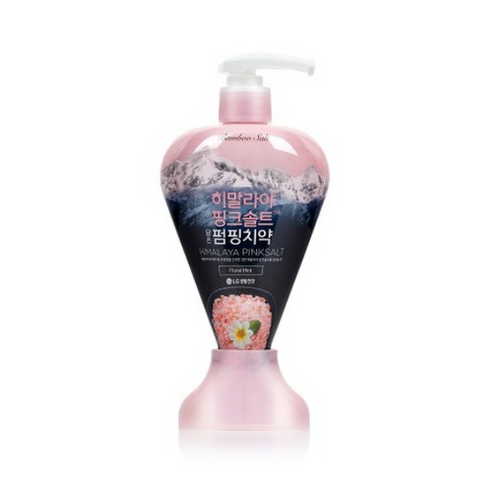 페리오 밤부솔트 히말라야 핑크솔트 담은 펌핑치약 플로럴, 285g, 2개