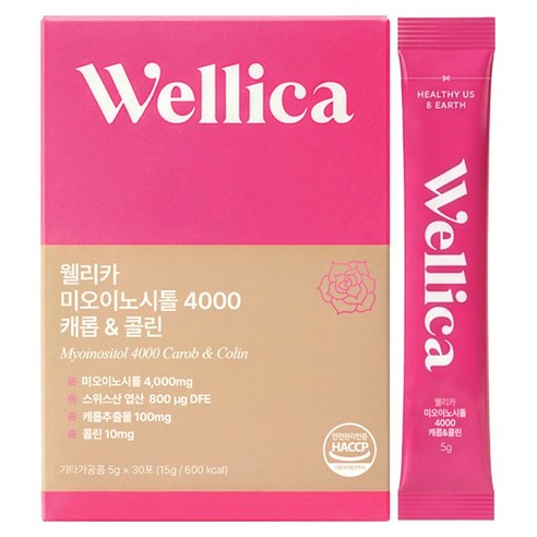 웰리카 프리미엄 미오이노시톨 4000 캐롭 & 콜린, 1개, 150g