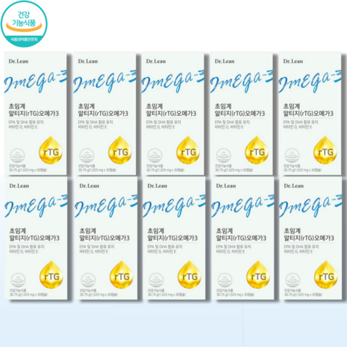 [오케이나우ㅣ인기상품] 닥터린 초임계 알티지오메가3: 혈액순환과 전반적 건강을 위한 혁신적인 영양제 [OKNOWㅣ추천상품]