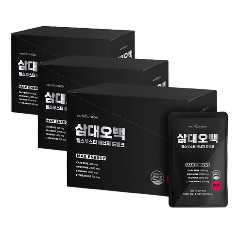 뉴트리커먼 삼대오백 헬스부스터 에너지 드링크, 1.05kg