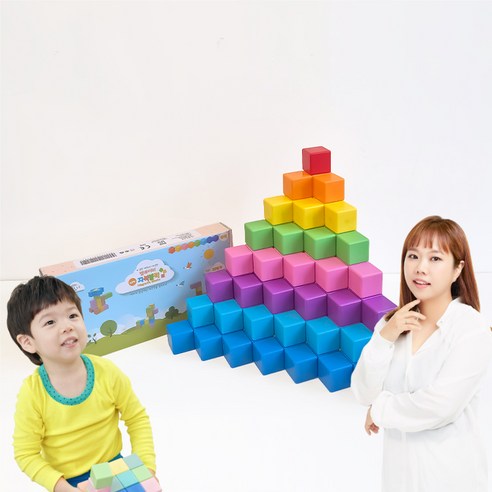 창의력과 상상력을 키워주는 마법, 벨베이비 영유아 자석블럭 레인보우 벨베이비자석블럭