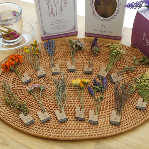 자연의 풍미와 건강을 담은 스틱꽃차