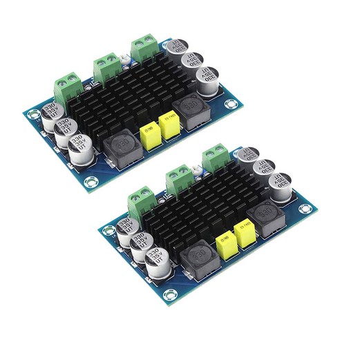 2pcs TPA3116 100W 전력 증폭기 보드 DC 12V 24V 모노 채널 디지털 스테레오 오디오 증폭기 보드 고전력 모듈, 보여진 바와 같이, 하나