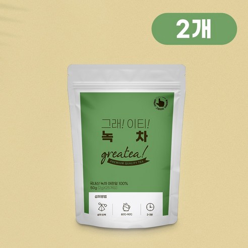 그래이티 저온로스팅 녹차 삼각티백, 2g, 2g, 2개, 25개입